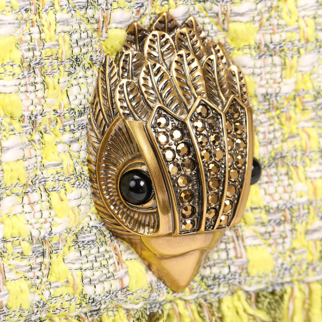 Kurt Geiger mujer londres rafia xxl kensington 2LPR81 | bolsas amarillo